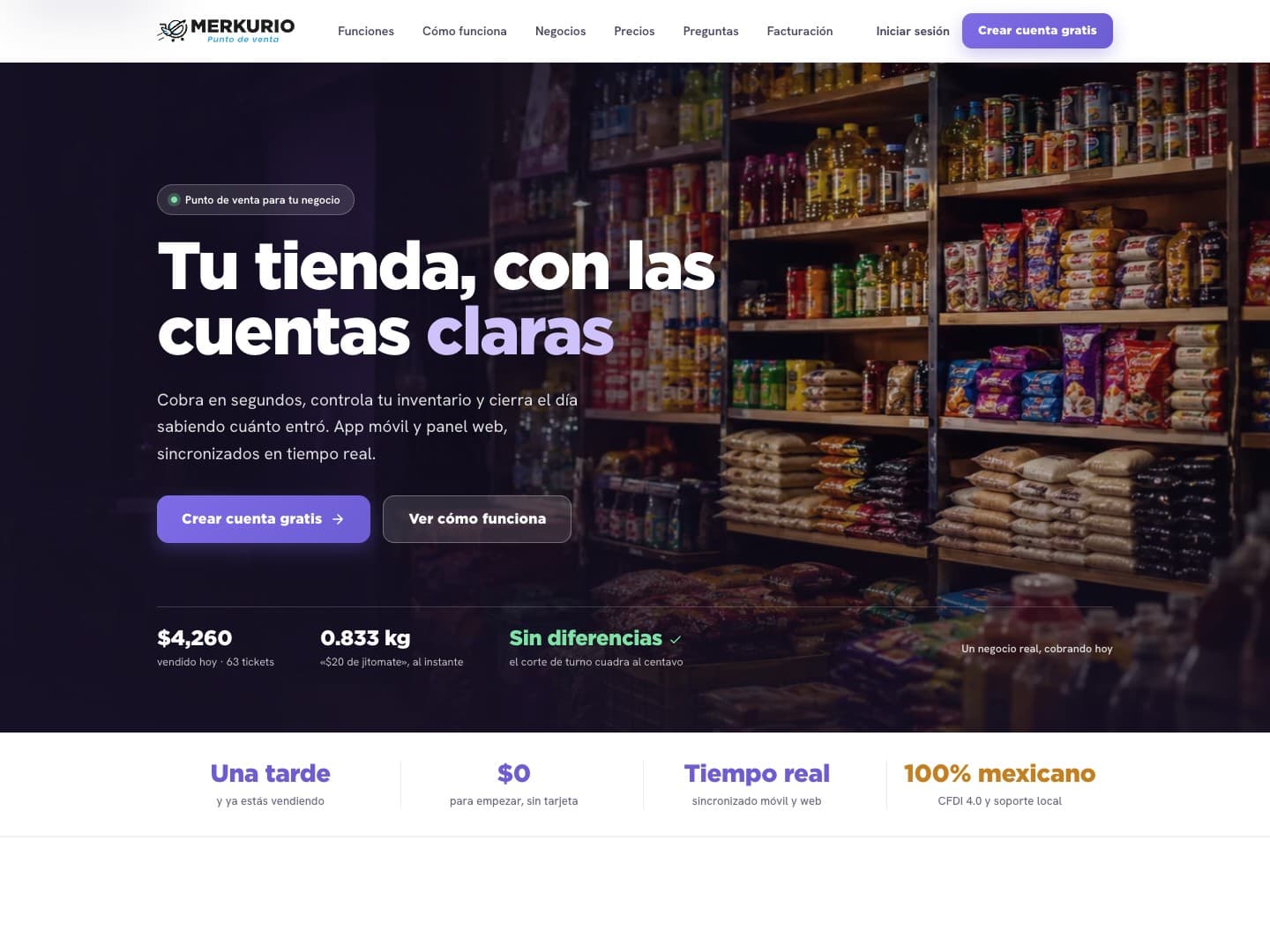 Sitio de Merkurio, creado por INGEN